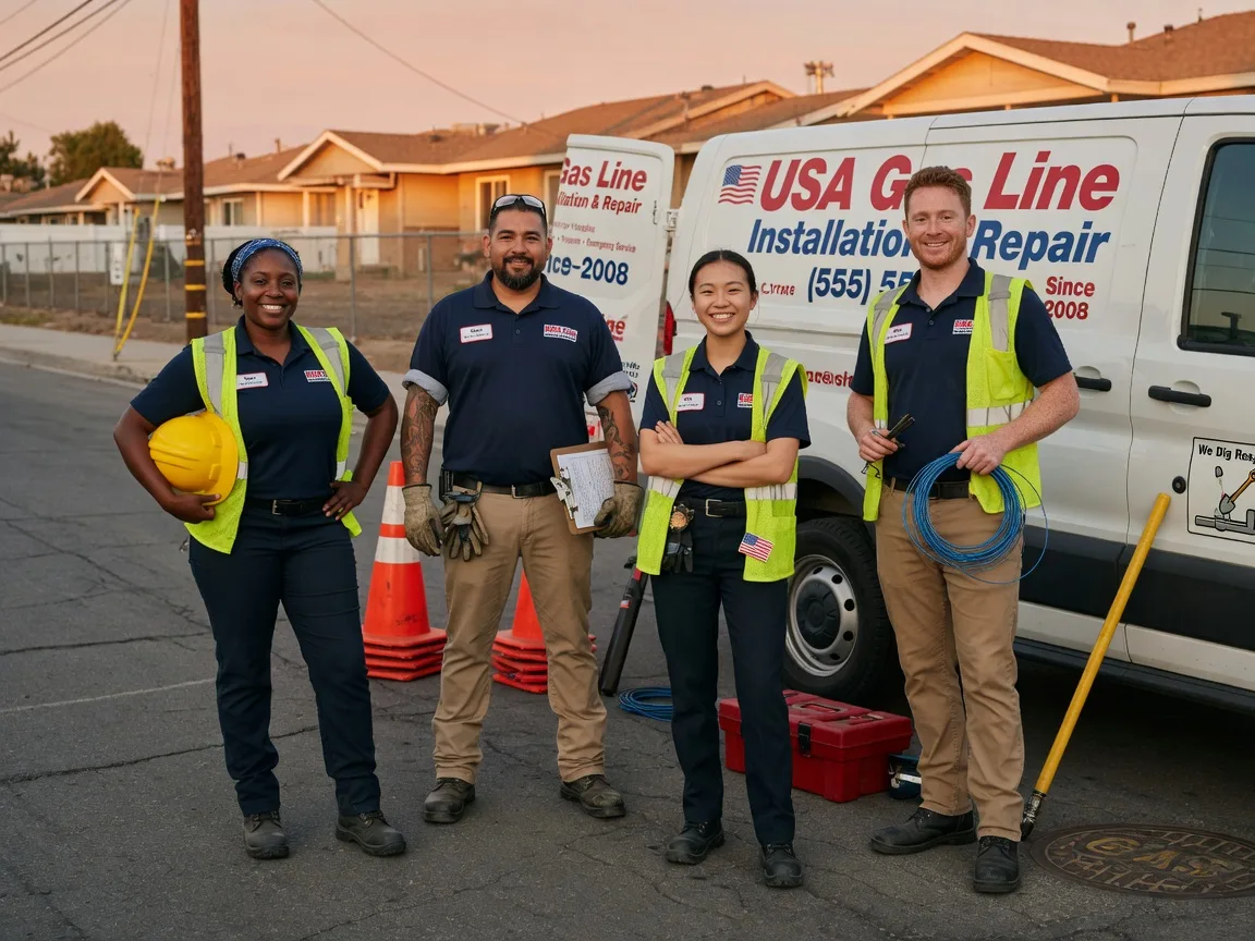 Gas Line Installation company in Rock, KS